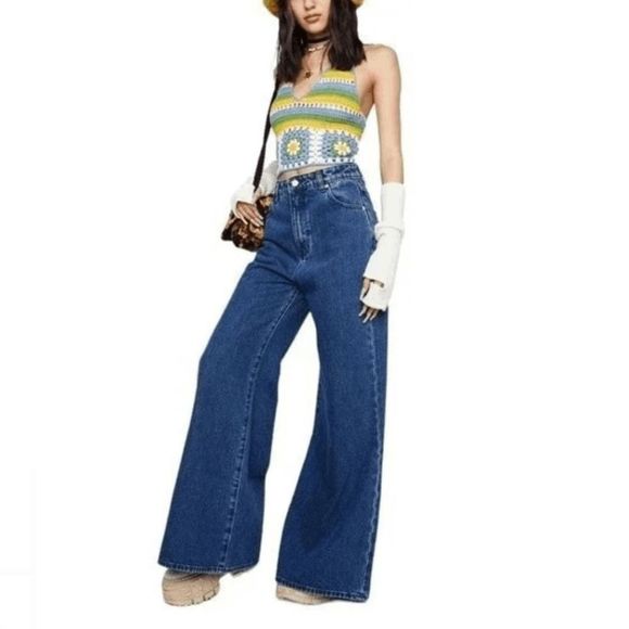 ROLLA'S Denim - Rollas Gem Organic Elle Supaer Flare Jeans Size 26 NWT